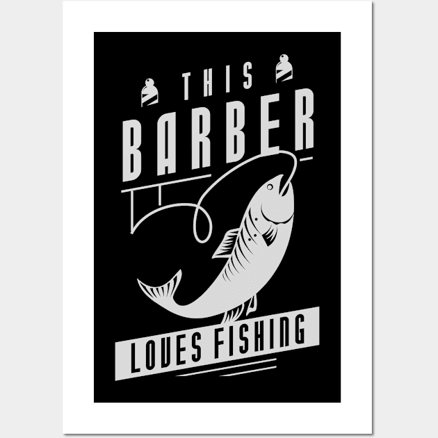 This Barber Loves Fishing Wall Art by Toogoo